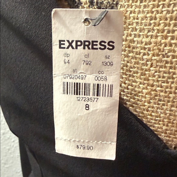 Express Black One-Shoulder Dress with rhinestone Accents - Picture 3 of 6